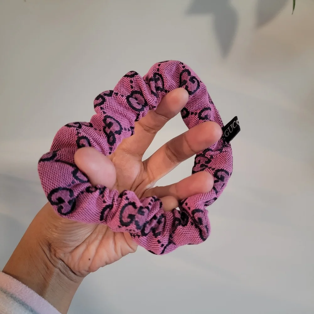 3pcs Stylish Patterned Mono Scrunchie Hair Tie